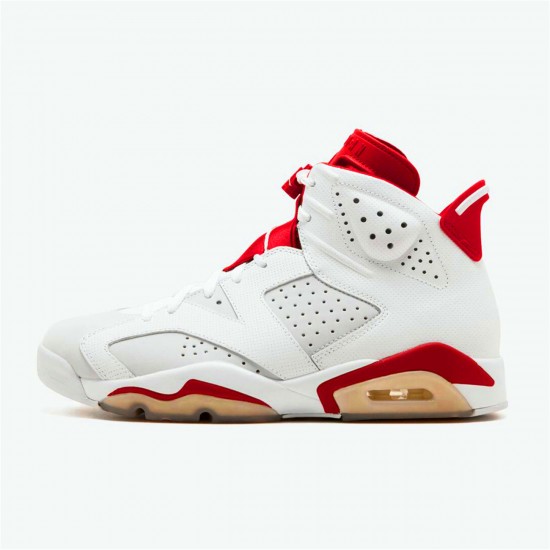 Nike Air Jordan Retro 6 Alternate 384664 113 WhiteGym Red Pure Platinum AJ6 Black