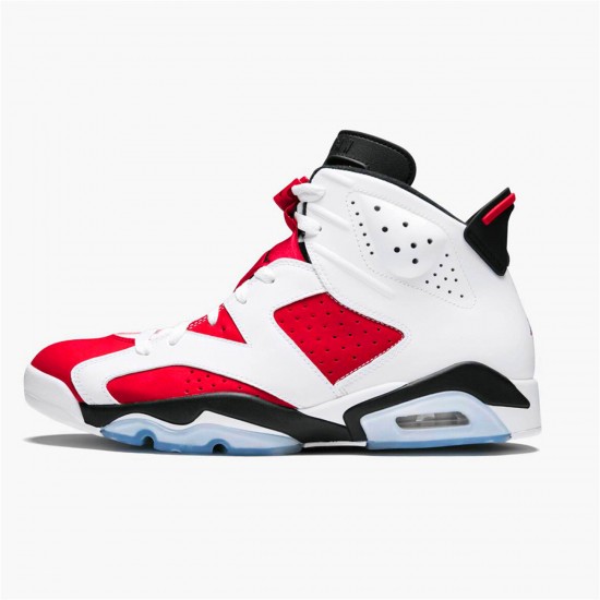 Nike Air Jordan Retro 6 Carmine 384664 160 WhiteCarmine Black AJ6 Black