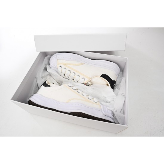 Mihara Yasuhiro NO 704 White And White Yellow For Men Women Casual Shoes 