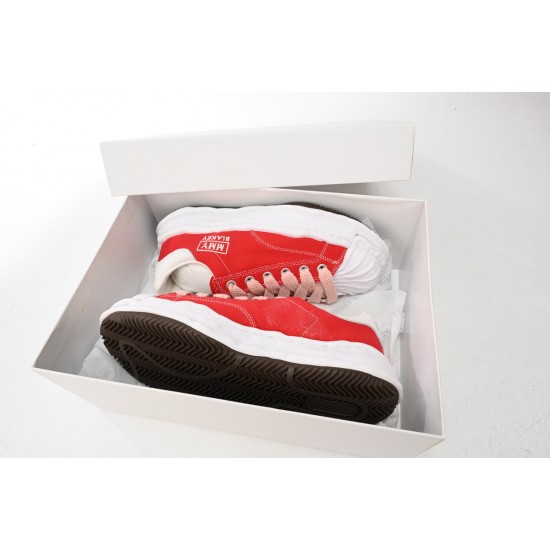 Mihara Yasuhiro NO 766 White And White Red For Men Women Casual Shoes 