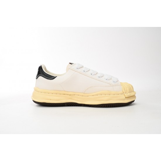 Mihara Yasuhiro NO 785 White And White Yellow Black Background For Men Women Casual Shoes 