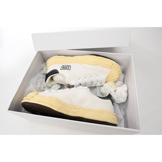 Mihara Yasuhiro NO 785 White And White Yellow Black Background For Men Women Casual Shoes 