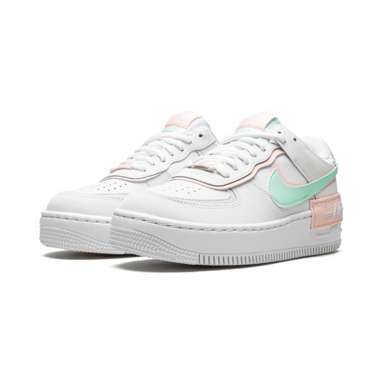 WMNS Nike Air Force 1 Shadow White Atmosphere Mint Foam CI0919 117