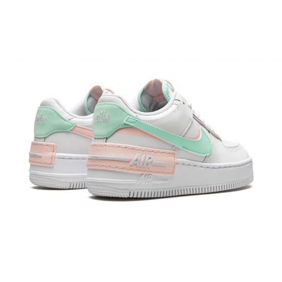 WMNS Nike Air Force 1 Shadow White Atmosphere Mint Foam CI0919 117