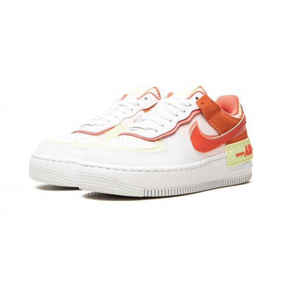 WMNS Nike Air Force 1 Shadow White Magic Ember CI0919 110