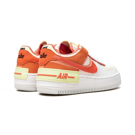 WMNS Nike Air Force 1 Shadow White Magic Ember CI0919 110