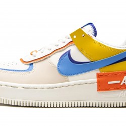 WMNS Nike Air Force 1 Shadow Sail Game Royal Rush Orange University Blue CI0919 115