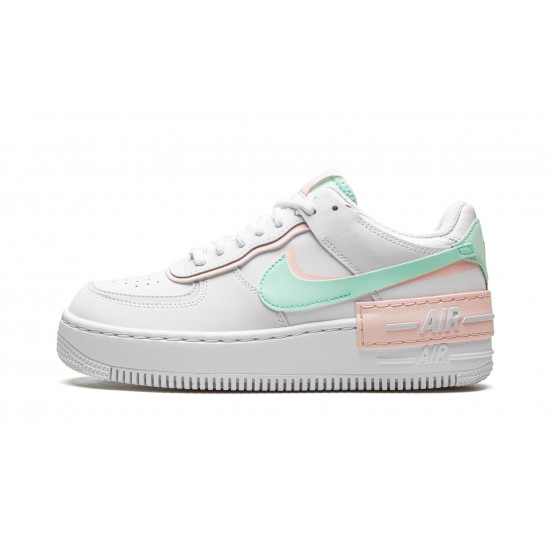 WMNS Nike Air Force 1 Shadow White Atmosphere Mint Foam CI0919 117