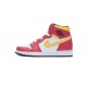 Air Jordan 1 High OG Light Fusion Red Red Yellow White 555088-603 36-46 Shoes