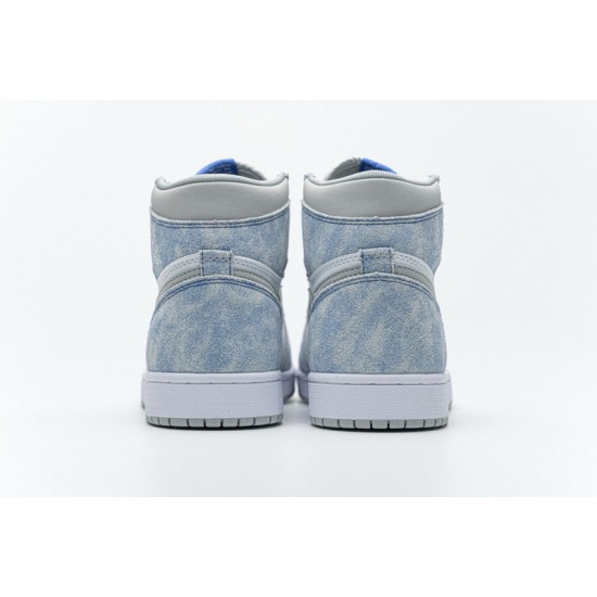 Air Jordan 1 High Hyper Royal Blue White Grey 555088-402 36-45 Shoes
