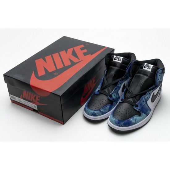 Air Jordan 1 "Tie-Dye" Blue Black CD0461-100