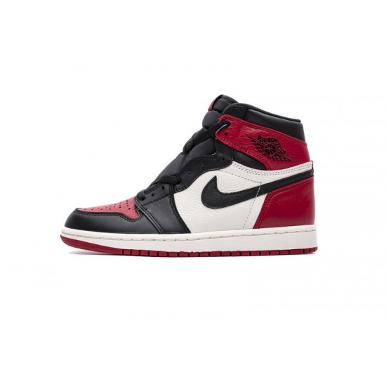 Air Jordan 1 High OG "Bred Toe" Black Red 555088-610