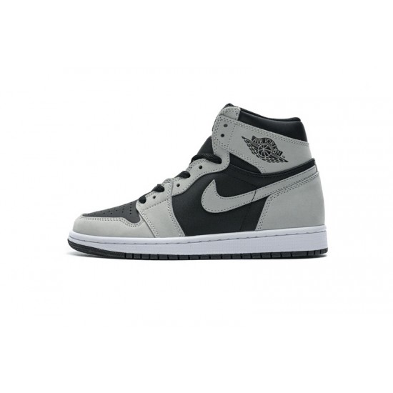 Air Jordan 1 High "Shadow 2.0" Black Grey 555088-035 36-46