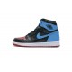 Air Jordan 1 High "UNC To Chicago" Blue Black Red CD0461-046 36-47