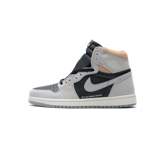 Air Jordan 1 OG Hi Retro "Neutral Grey" Black Grey 555088-018