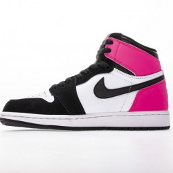 Air Jordan 1 OG High GS "Valentines Day" Pink White Black 881426-009