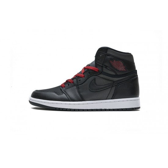 Air Jordan 1 Retro High OG "Black Satin" Gym Red Black Red 555088-060