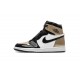 Air Jordan 1 Retro High OG "Gold Toe" Black Gold 861428-007