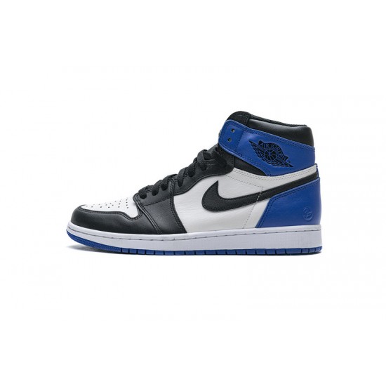 Air Jordan 1 Retro High OG x Fragment Design Blue Black White 716371-040