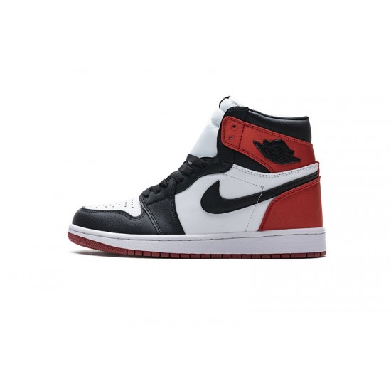 Air Jordan 1 Retro High "Satin Black Toe" Black Red CD0461-016