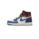 Air Jordan 1 Retro High Union Los Angeles "Blue Toe" Blue White Red BV1300-146