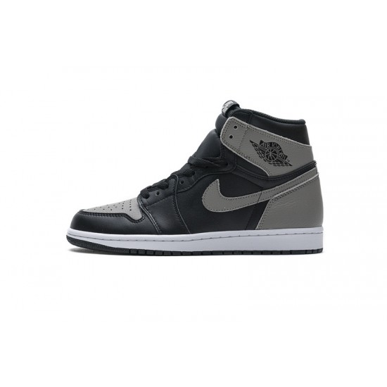 Air Jordan Retro 1 High OG "Sahdow" Grey Black 555088-013