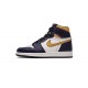 Nike SB x Air Jordan 1 Retro High OG "LA to Chicago" Purple Yellow CD6578-507