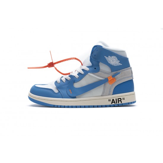 Off White x Air Jordan 1 "UNC" Blue White AQ0818-148