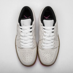 Air Jordan 1 Low "Hyper Pink" Grey White 553558-119