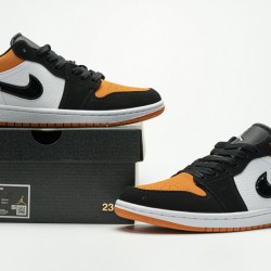 Air Jordan 1 Low GS "Shattered Backboard" Black White Orange 553560-128 36-45