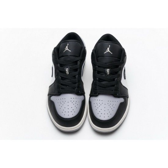Air Jordan 1 Low Atmosphere Shadow Black Gray 553558-110 Shoes