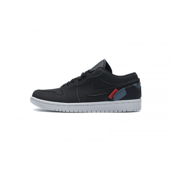 Air Jordan 1 Low BG "PSG" Black Blue Red CN1077-001 40-45