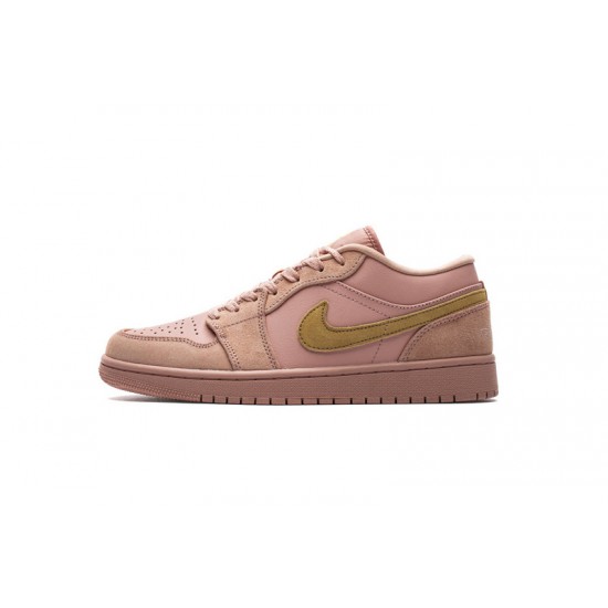 Air Jordan 1 Low "Coral Stardust" Pink Gold CJ9216-676