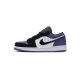 Air Jordan 1 Low "Court Purple" Black Purple 553558-125