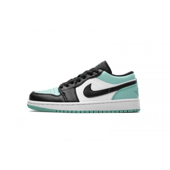 Air Jordan 1 Low "Emerald Toe" Blue Black 553558-117