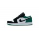 Air Jordan 1 Low "Mystic Green" Black White Green 553558-113