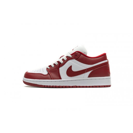 Air Jordan 1 Low "Sport Red" White Red 553558-611