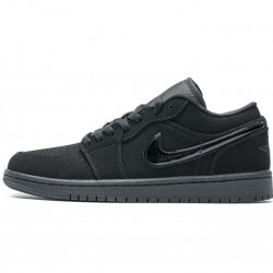 Air Jordan 1 Low "Triple Black" All Black 553558-056 40-45