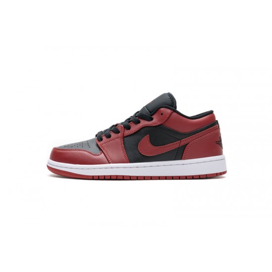 Air Jordan 1 Low "Varsity Red" Black Red 553558-606