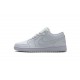 Air Jordan 1 Low "White Pure Platnium" All White 553558-170