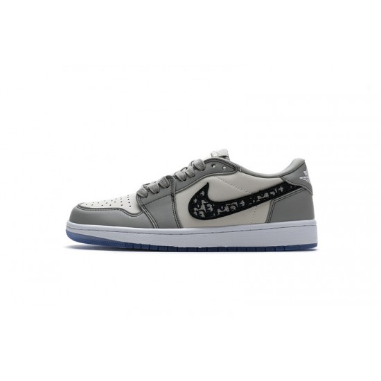 Air Jordan 1 Low Wolf Grey Grey White CN8608-002