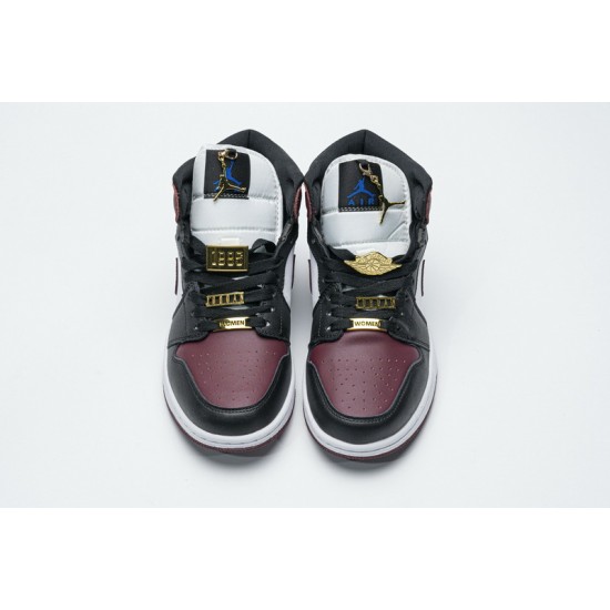 Air Jordan 1 Mid Marron Black White Red CZ4385-016 36-46 Shoes
