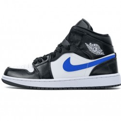 Air Jordan 1 Mid "Astronomy Blue" Black Blue White 554724-084 36-46