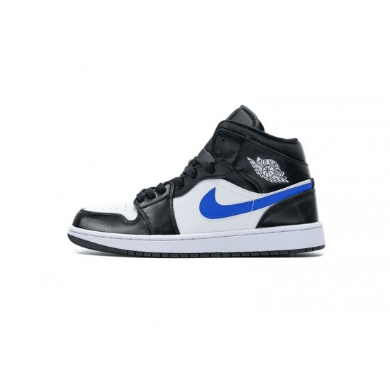 Air Jordan 1 Mid "Astronomy Blue" Black Blue White 554724-084 36-46