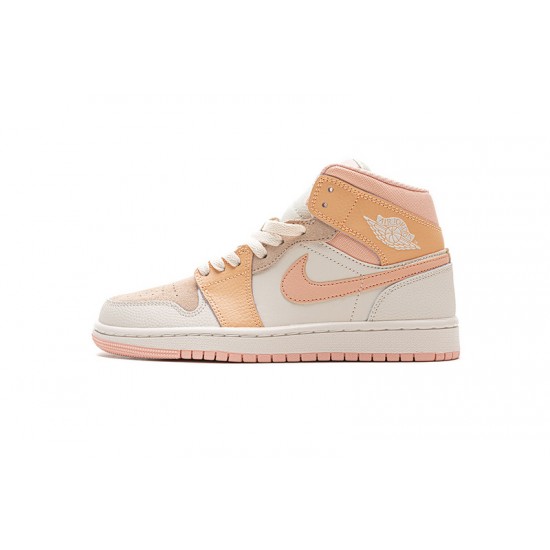 Air Jordan 1 Mid "Atomic Orange" White Orange DH4270-800