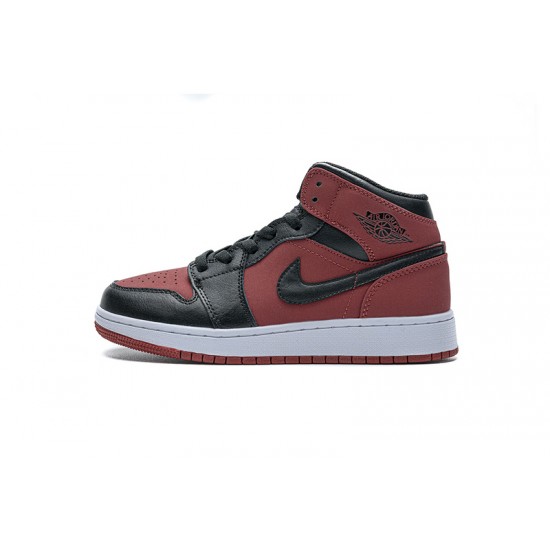 Air Jordan 1 Mid "Banned Gym Red" Red Black 554725-610 36-46