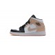 Air Jordan 1 Mid "Crimson Tint" White Black Pink 554725-133