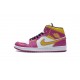 Air Jordan 1 Mid "Dia de los Muertos" White Yellow Pink DC0350-100 36-45