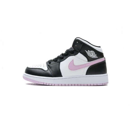 Air Jordan 1 Mid GS "Arctic Pink" Black Pink White 555112-103