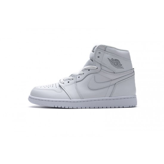 Air Jordan 1 Mid GS "Pure Platinum" White 554725-109